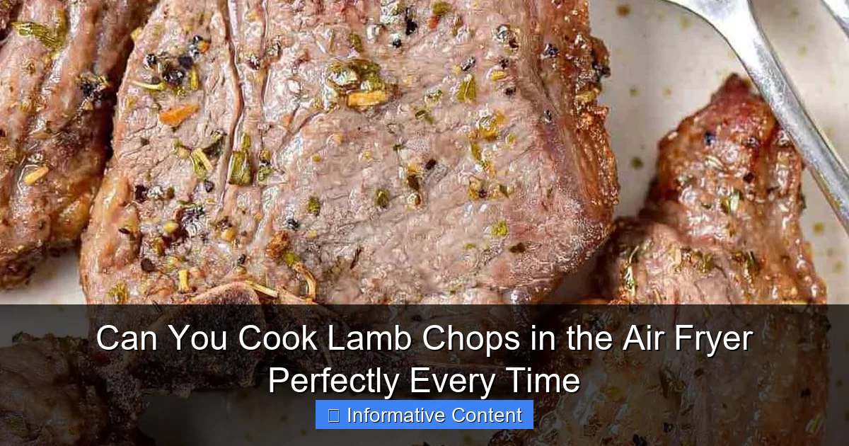 Can You Cook Lamb Chops in the Air Fryer Perfectly Every Time