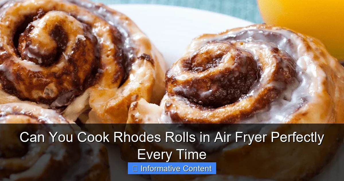 Can You Cook Rhodes Rolls in Air Fryer Perfectly Every Time