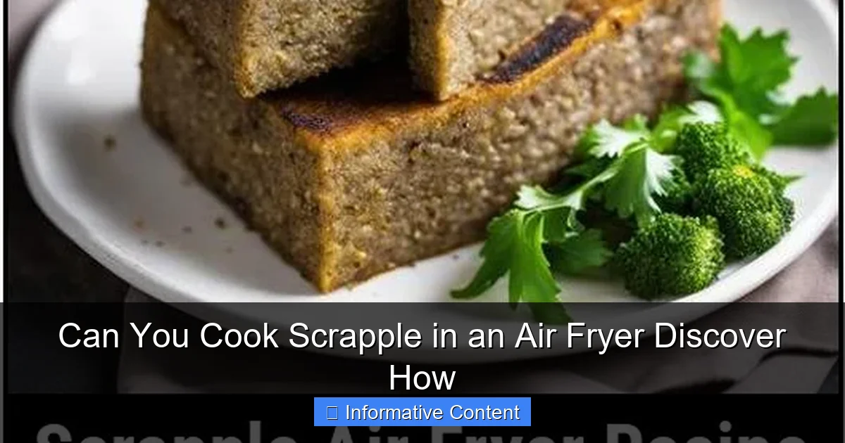 Can You Cook Scrapple in an Air Fryer Discover How