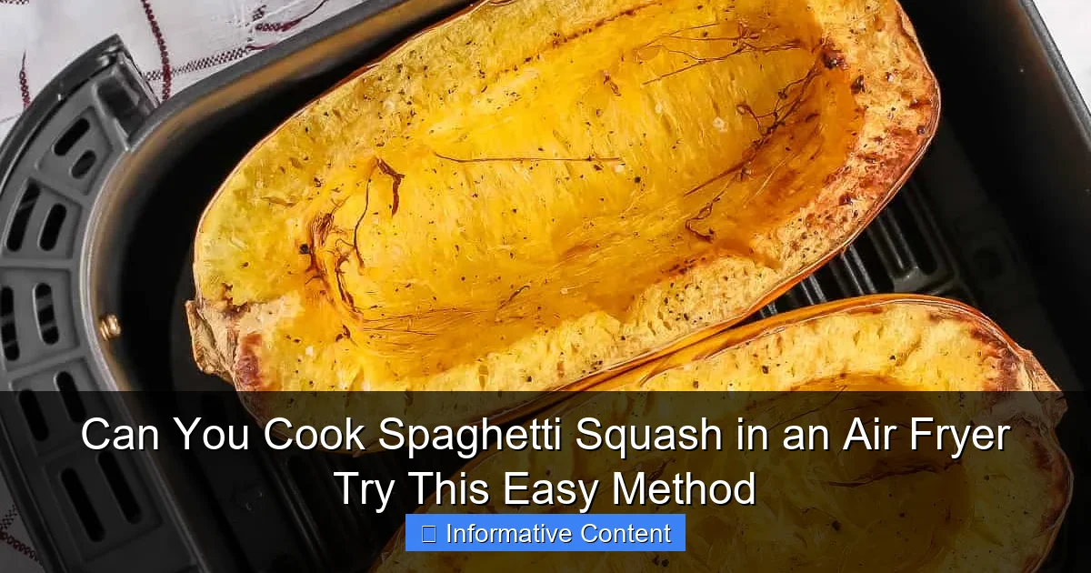 Can You Cook Spaghetti Squash in an Air Fryer Try This Easy Method