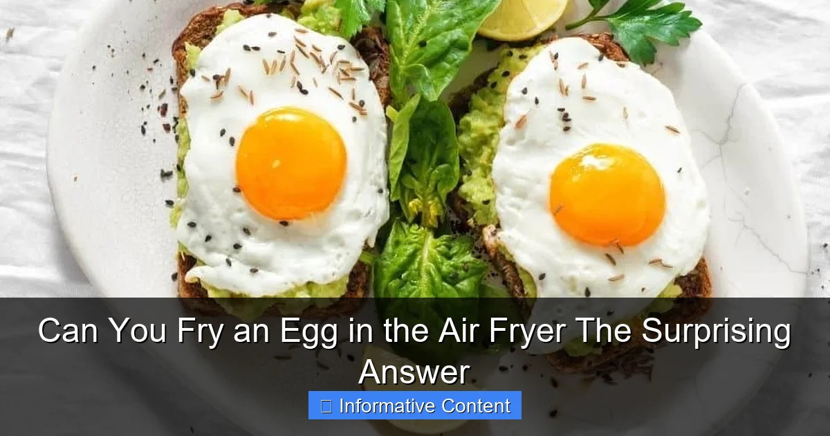 Can You Fry an Egg in the Air Fryer The Surprising Answer