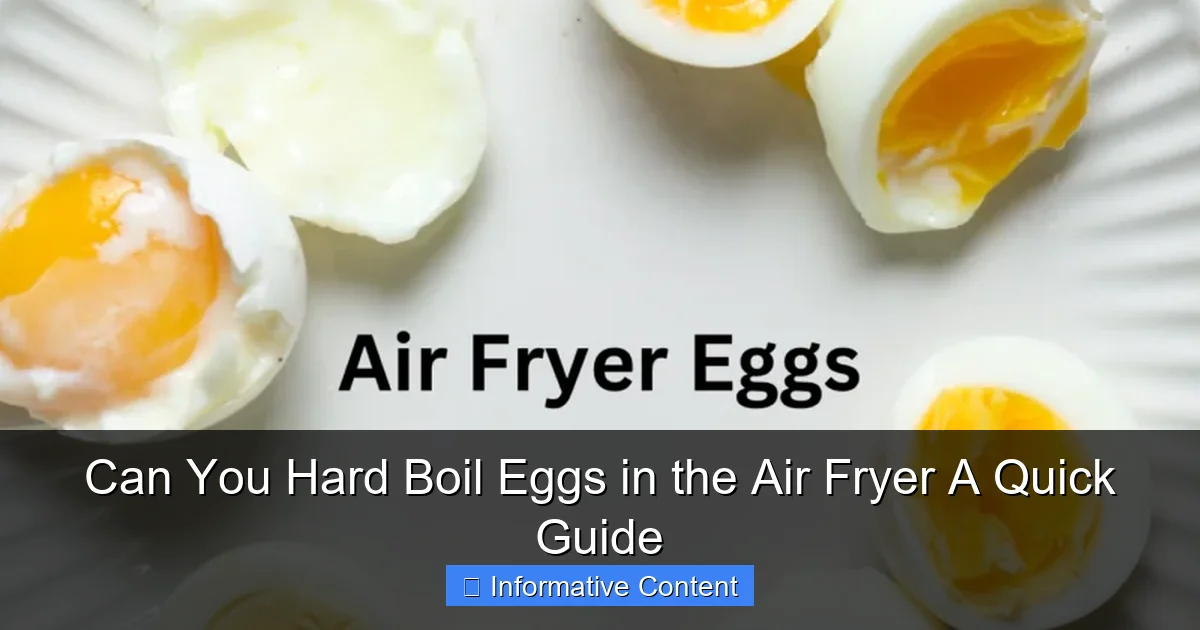 Can You Hard Boil Eggs in the Air Fryer A Quick Guide