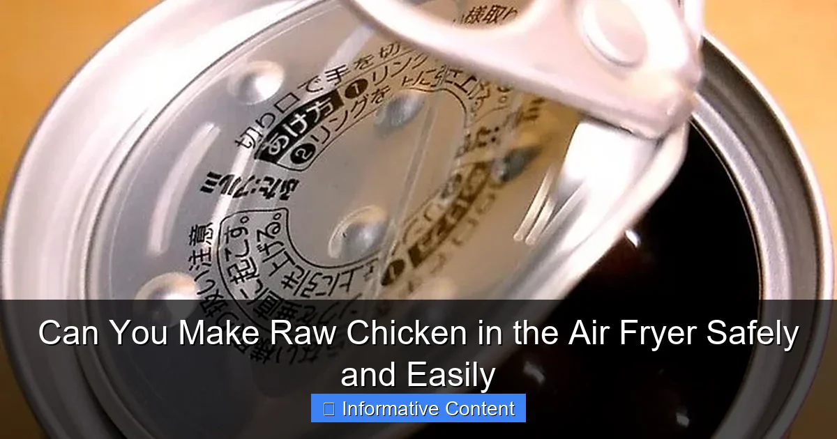 Can You Make Raw Chicken in the Air Fryer Safely and Easily