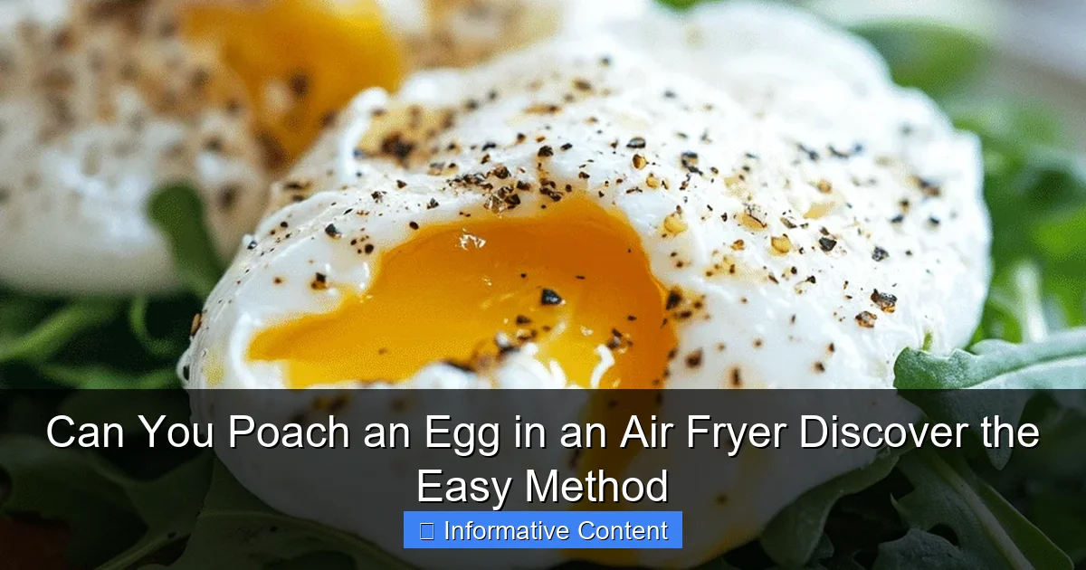 Can You Poach an Egg in an Air Fryer Discover the Easy Method