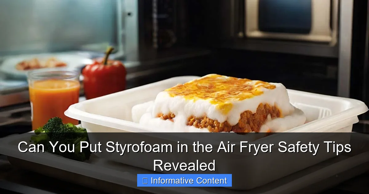 Can You Put Styrofoam in the Air Fryer Safety Tips Revealed