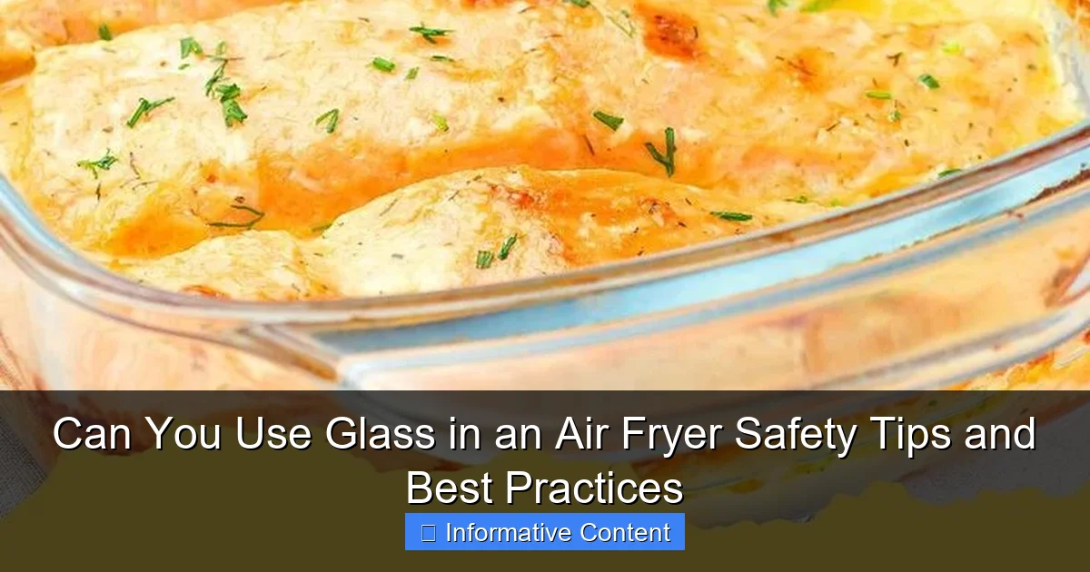 Can You Use Glass in an Air Fryer Safety Tips and Best Practices