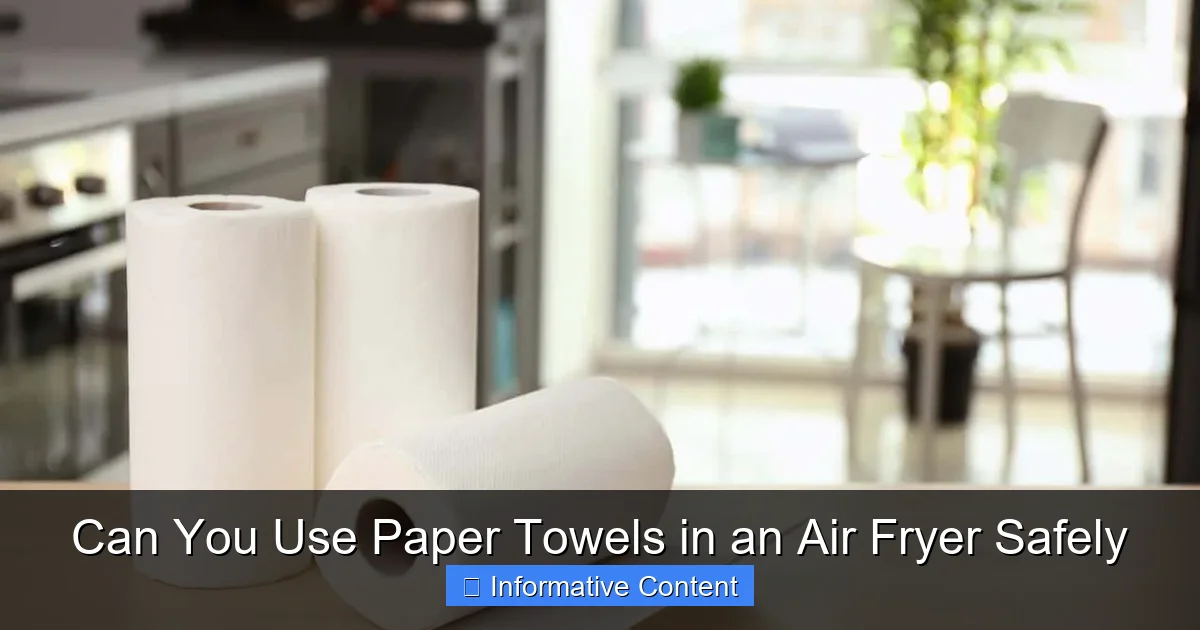 Can You Use Paper Towels in an Air Fryer Safely