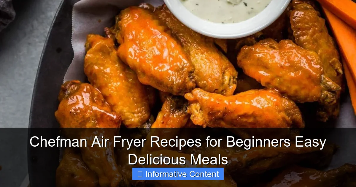 Chefman Air Fryer Recipes for Beginners Easy Delicious Meals