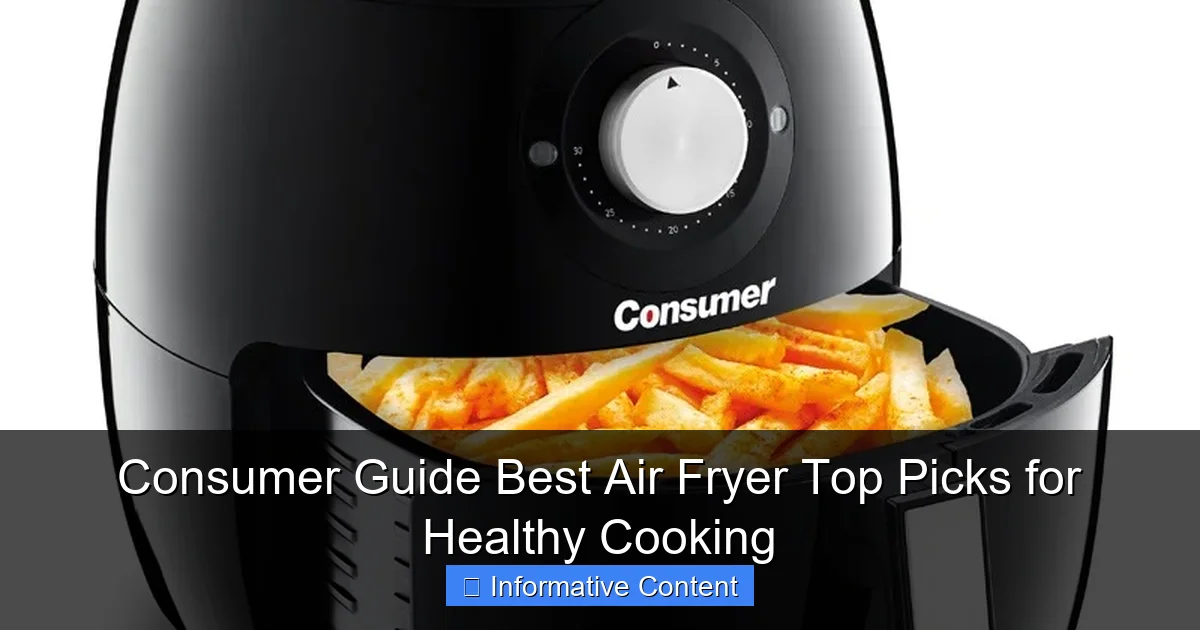Consumer Guide Best Air Fryer Top Picks for Healthy Cooking