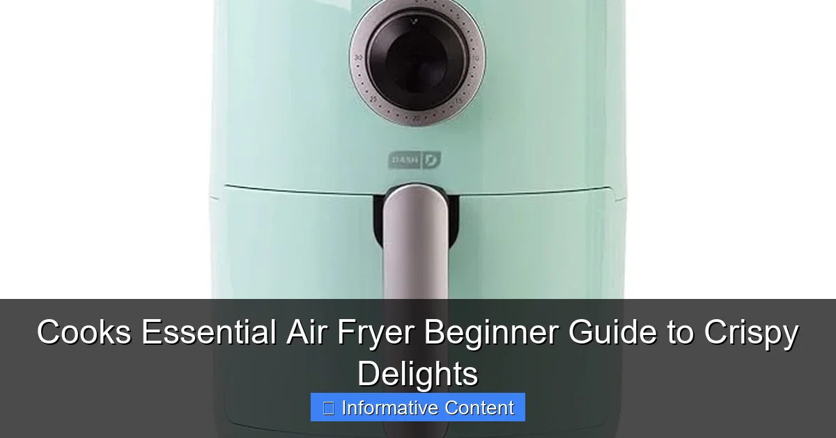 Cooks Essential Air Fryer Beginner Guide to Crispy Delights