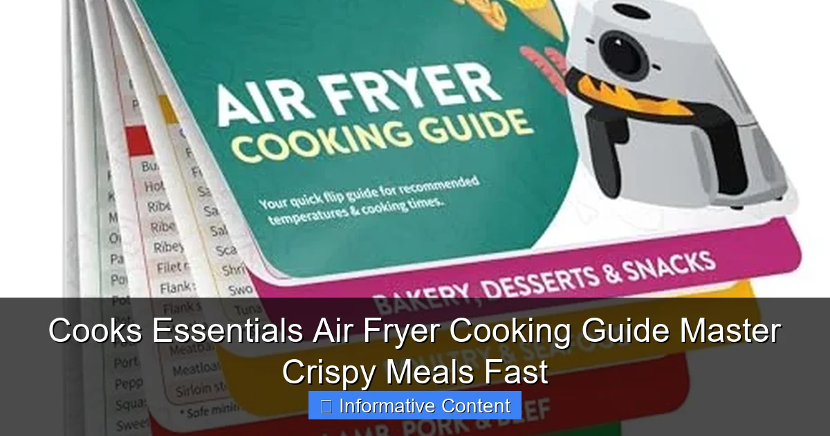 Cooks Essentials Air Fryer Cooking Guide Master Crispy Meals Fast