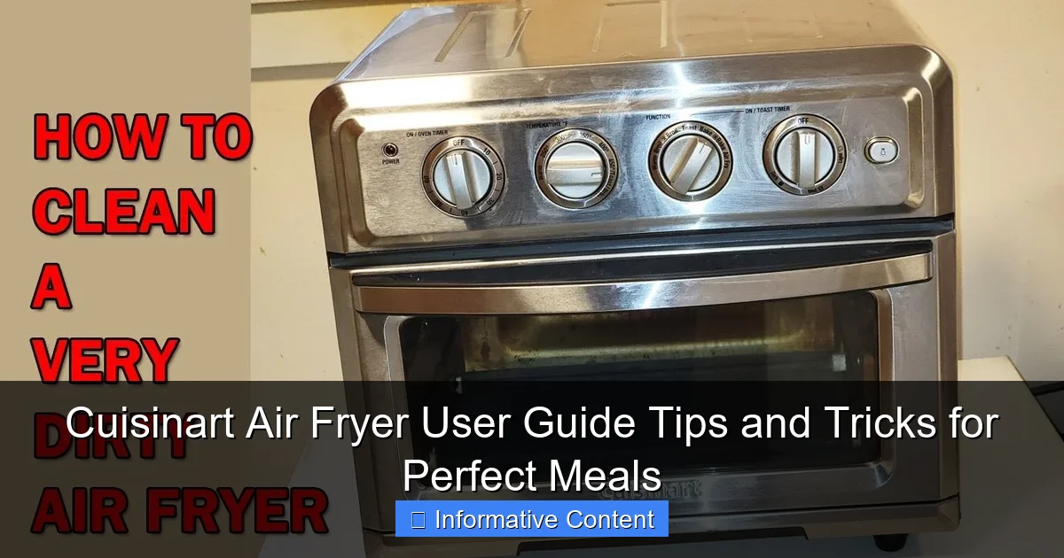 Cuisinart Air Fryer User Guide Tips and Tricks for Perfect Meals