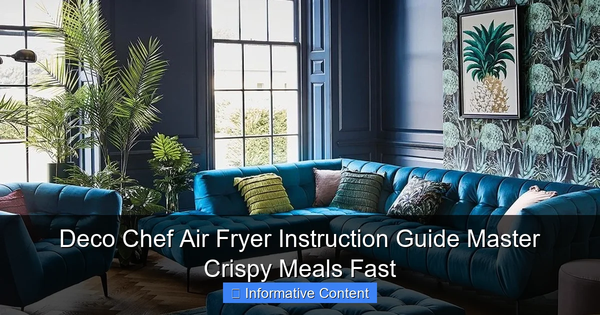 Deco Chef Air Fryer Instruction Guide Master Crispy Meals Fast