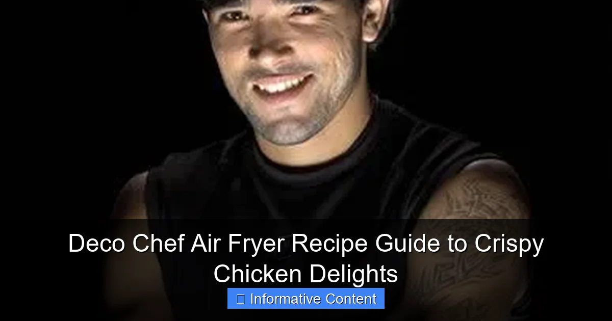 Deco Chef Air Fryer Recipe Guide to Crispy Chicken Delights