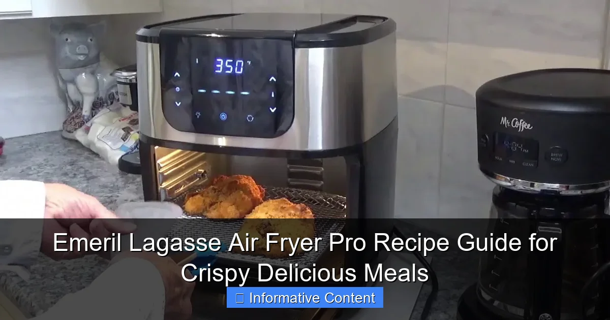 Emeril Lagasse Air Fryer Pro Recipe Guide for Crispy Delicious Meals