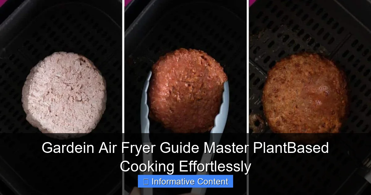 Gardein Air Fryer Guide Master PlantBased Cooking Effortlessly