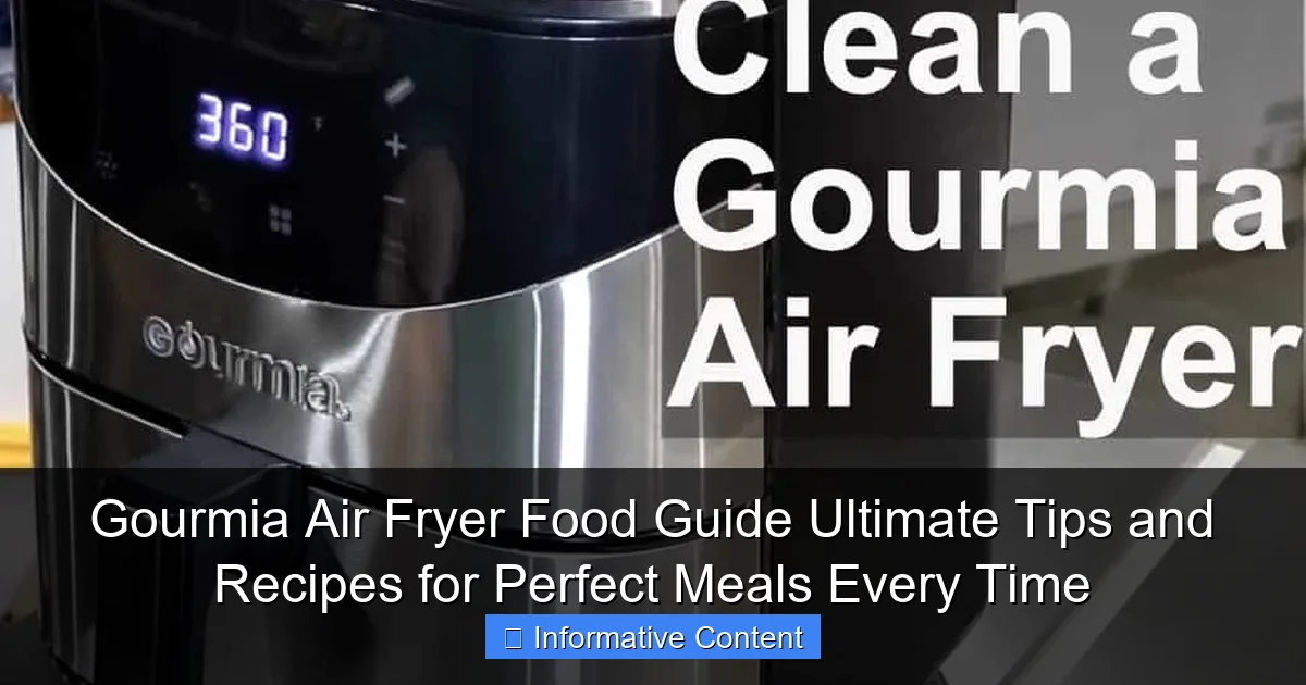 Gourmia Air Fryer Food Guide Ultimate Tips and Recipes for Perfect Meals Every Time