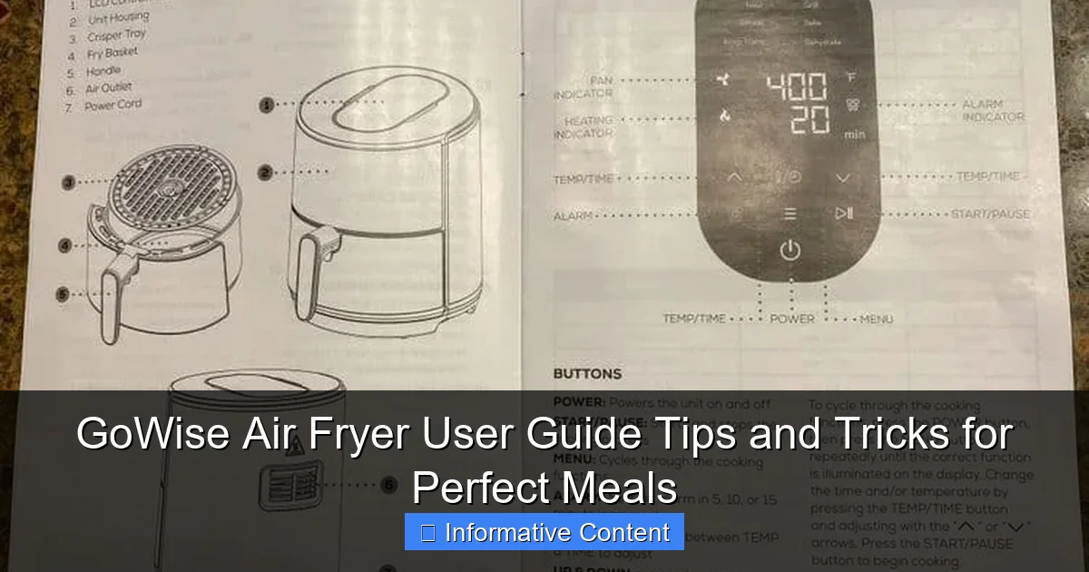 GoWise Air Fryer User Guide Tips and Tricks for Perfect Meals
