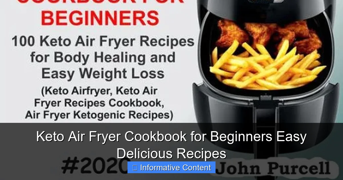 Keto Air Fryer Cookbook for Beginners Easy Delicious Recipes