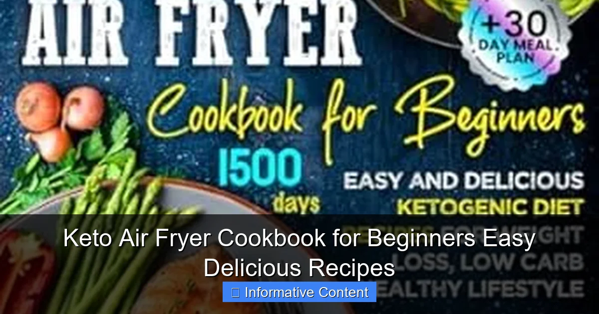 Keto Air Fryer Cookbook for Beginners Easy Delicious Recipes