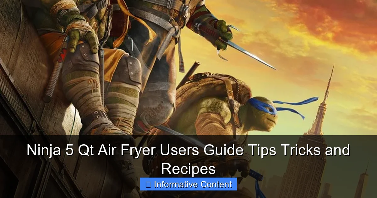 Ninja 5 Qt Air Fryer Users Guide Tips Tricks and Recipes