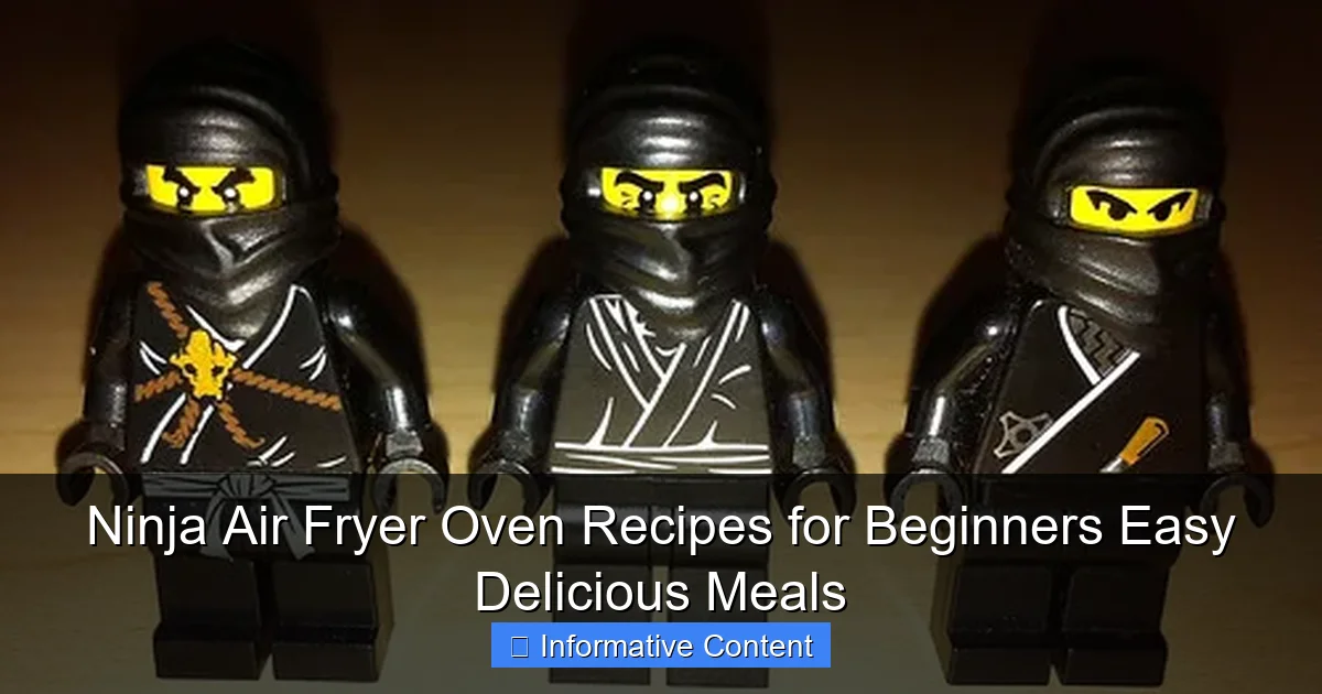 Ninja Air Fryer Oven Recipes for Beginners Easy Delicious Meals