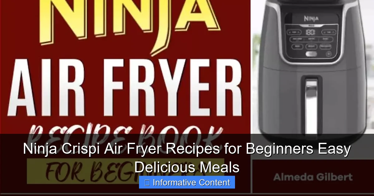 Ninja Crispi Air Fryer Recipes for Beginners Easy Delicious Meals