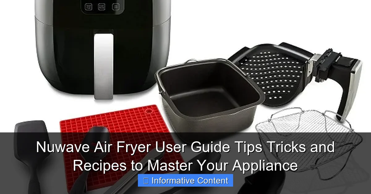 Nuwave Air Fryer User Guide Tips Tricks and Recipes to Master Your Appliance