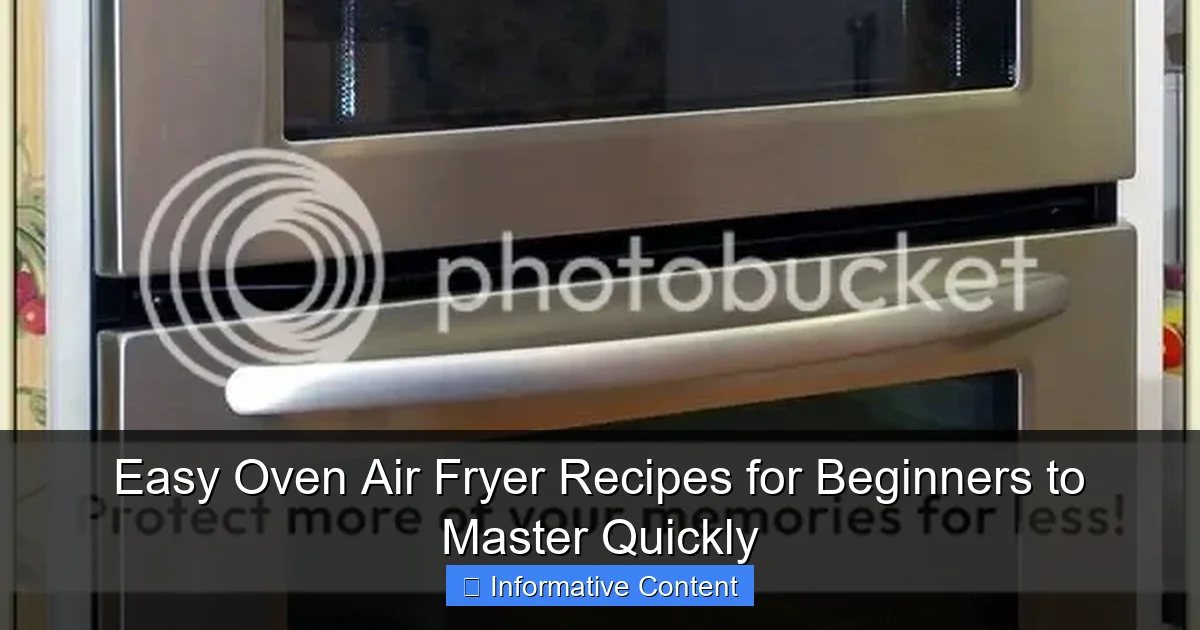 Easy Oven Air Fryer Recipes for Beginners to Master Quickly