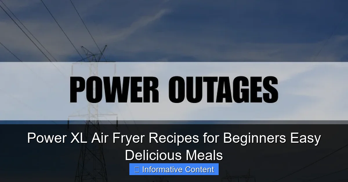 Power XL Air Fryer Recipes for Beginners Easy Delicious Meals