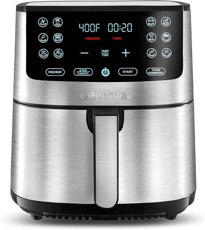 Gourmia Air Fryer Oven Digital Display 8 Quart Large AirFryer Cooker 1