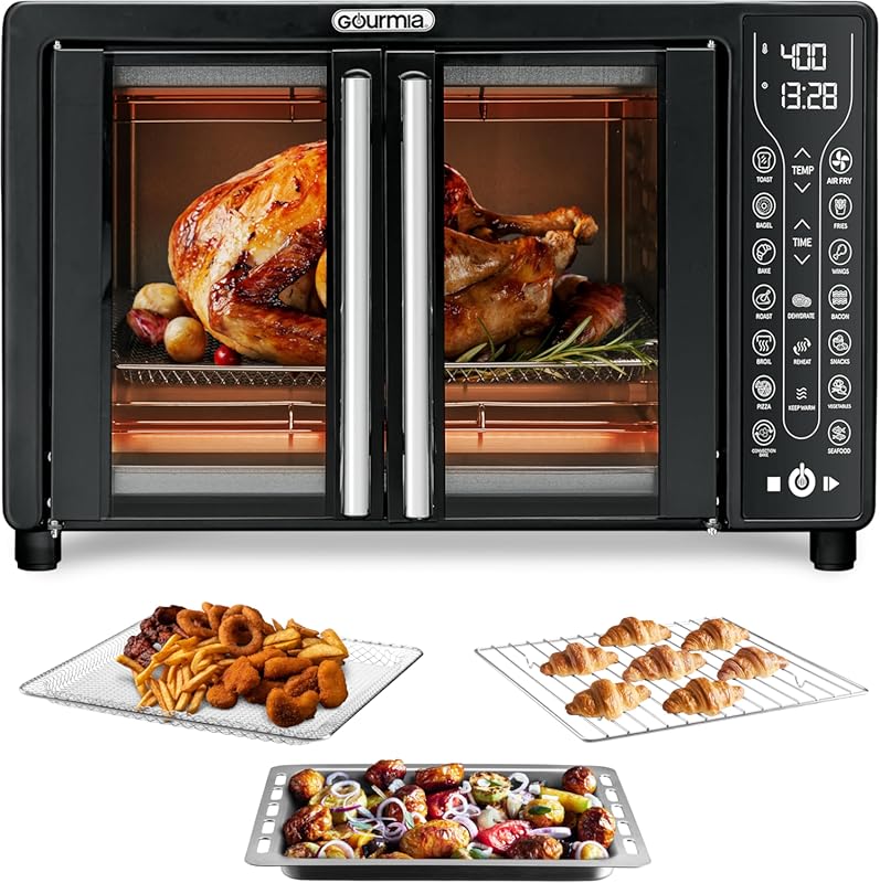 Gourmia French Door Toaster Oven Air Fryer: Transform Your Kitchen Coo