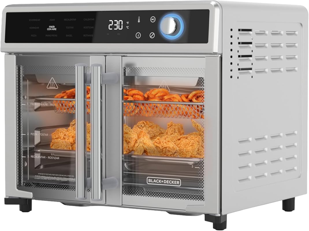 BLACK+DECKER Crisp 'N Bake Air Fryer Toaster Oven Combo, 12 in 1 Count