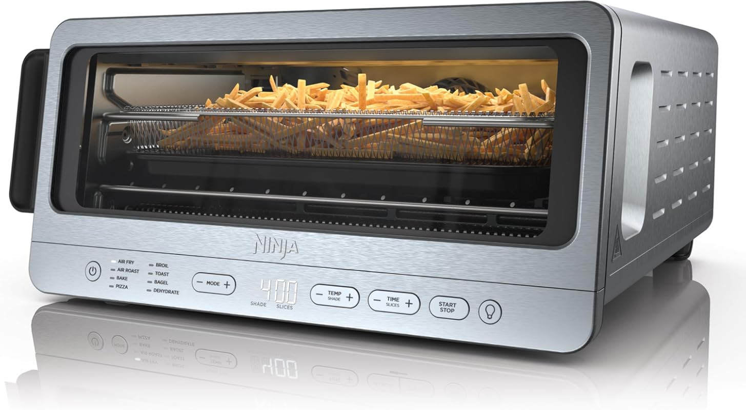 Ninja 8-in-1 Flip Air Fryer Toaster Oven with Large Capacity and Space