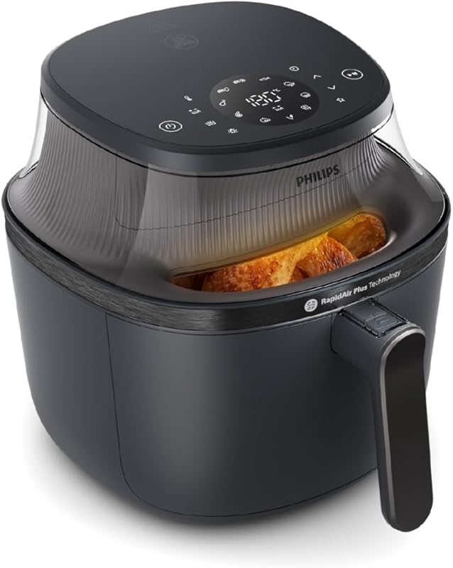 Philips Airfryer 3000 Series - Premium 6.5qt Airfryer with Window, Rap
