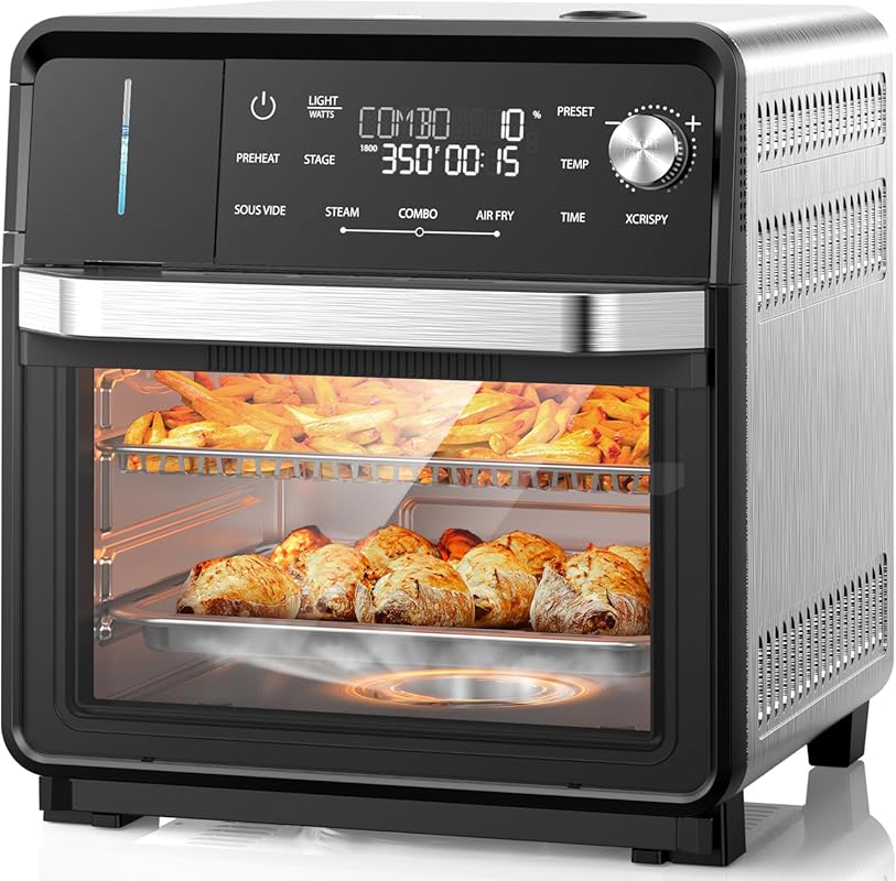 Nuwave Combi Steam Oven: Air Fryer and Steamer for Easy Cleaning, Stai