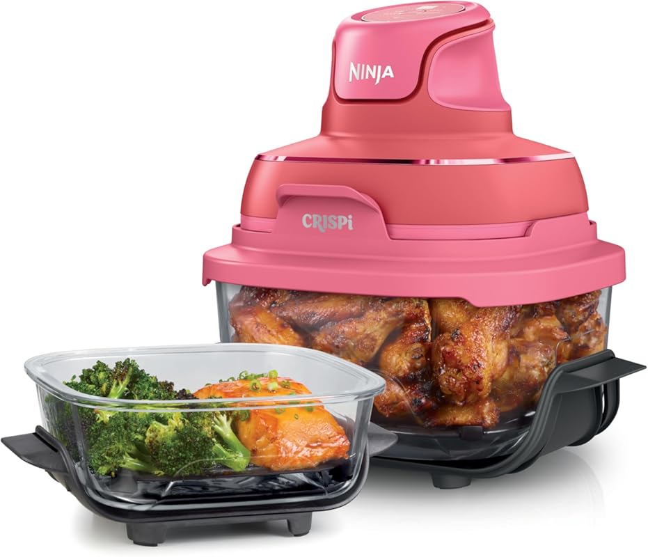 Ninja Crispi 4-in-1 Air Fryer System with Glass Containers, Dishwasher