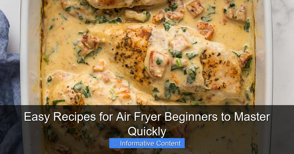 Easy Recipes for Air Fryer Beginners to Master Quickly