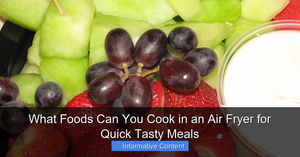 What Foods Can You Cook in an Air Fryer for Quick Tasty Meals