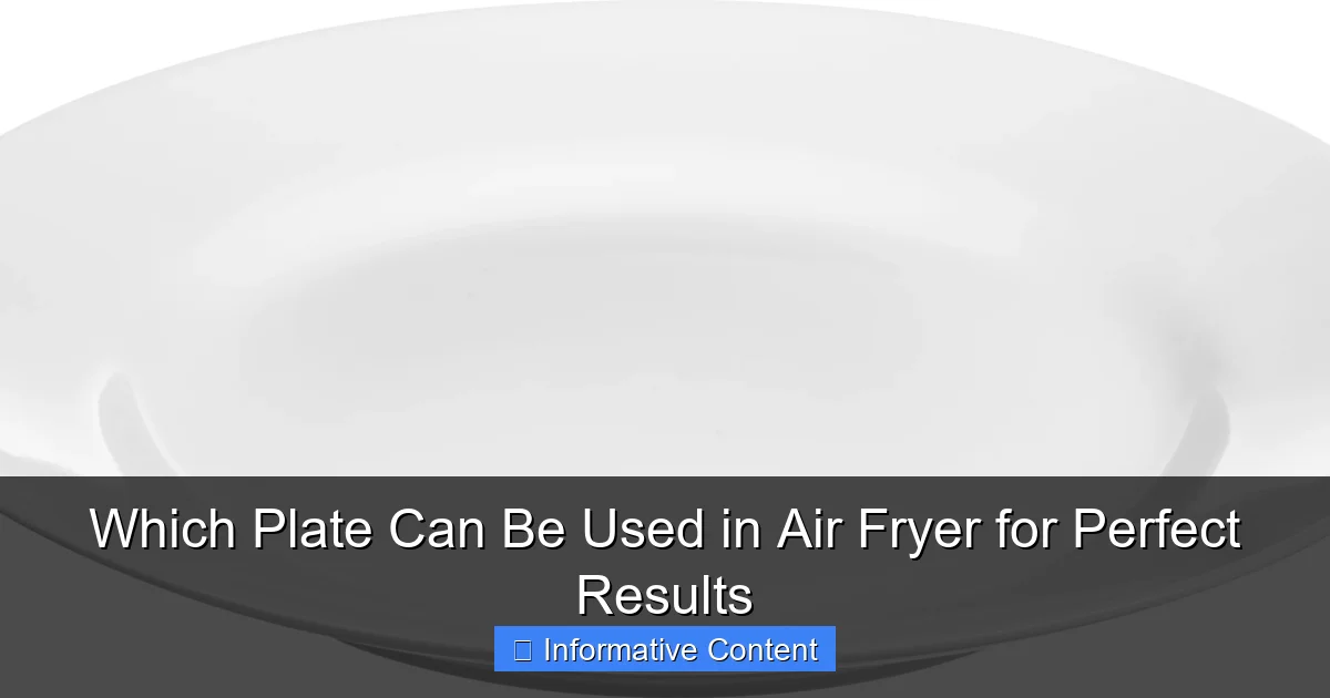 Which Plate Can Be Used in Air Fryer for Perfect Results
