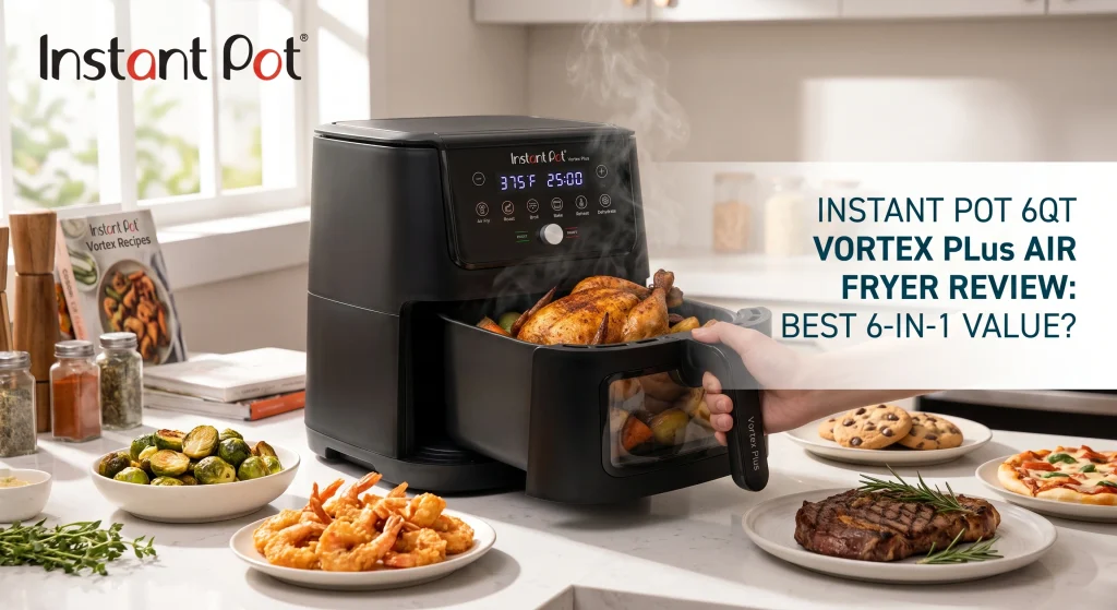 Instant Pot 6QT VORTEX Plus Air Fryer Review Best 6-in-1 Value