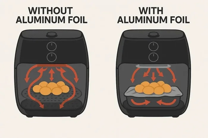 Can Tin Foil Go in the Air Fryer